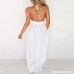 Women’s Casual Dress Crochet Backless Maxi Dresses Summer Dresses Boho Dresses for Women Beach Long Dresses White B07N6DR4B9